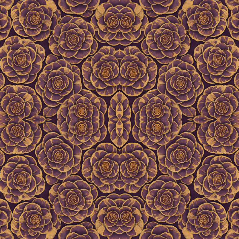 Floral and Botanical - Marble Effect Camellias - Pattern - Digital File Digital My Custom Designs PDF