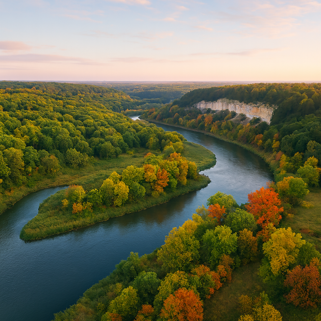 Niobrara River - Niobrara National Scenic River - Nebraska United States - Rendered - Digital File Digital My Custom Designs PDF