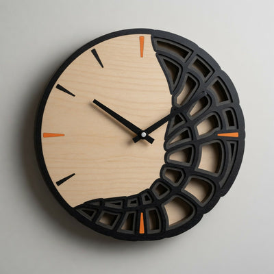 Layered Line Design - Clock Abstract 1 Template - Clocks - Digital File Digital My Custom Designs ZIP File