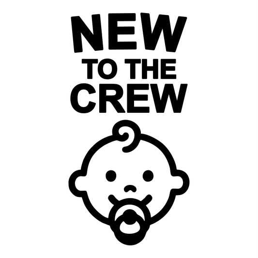 Funny New To The Crew - Digital File - XCS Friendly Tumbler My Custom Designs PNG