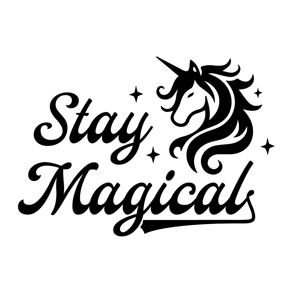 Stay Magical - Unicorn - Vector Graphics - Digital File Digital My Custom Designs ZIP File