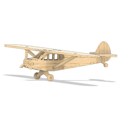 Piper Cub - Layered Puzzles and Projects - Digital File Digital My Custom Designs ZIP File