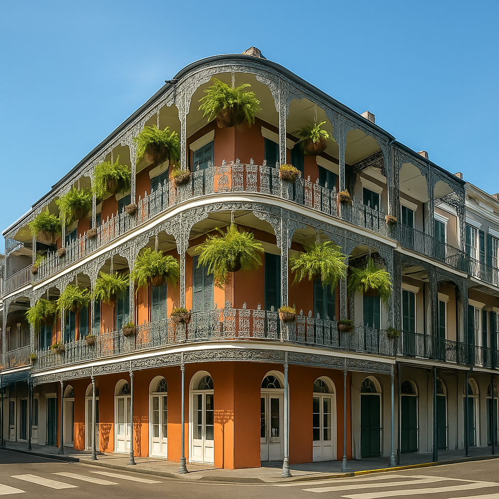 The LaBranche House - French Quarter - Louisiana United States - Rendered - Digital File Digital My Custom Designs PDF