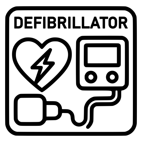 Defibrillator Sign - Digital File - XCS Friendly Digital My Custom Designs PDF