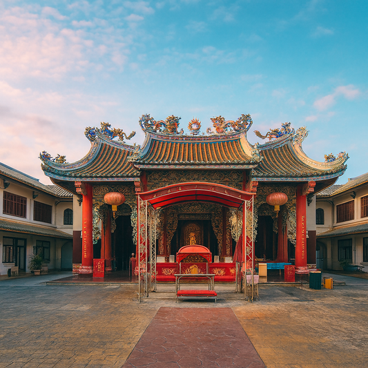 Kuan Yim Shrine - Chinatown - Bangkok Thailand - Asia - Rendered - Digital File Digital My Custom Designs PDF