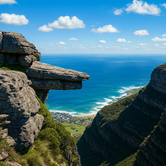Diving Board - Kasteelspoort Hiking Trail - Table Mountain - Cape Town South Africa - Africa - Rendered - Digital File Digital My Custom Designs PDF