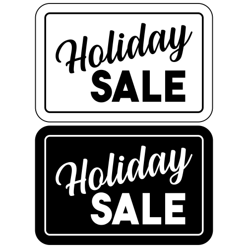 Holiday Sale Sign - Digital File - XCS Friendly