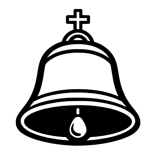 Church Bell Outline - Vector Graphics - Digital File Digital My Custom Designs PDF