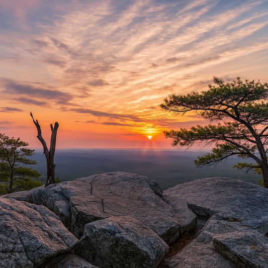 Mount Cheaha - Cheaha State Park - Alabama United States - Rendered - Digital File Digital My Custom Designs PDF