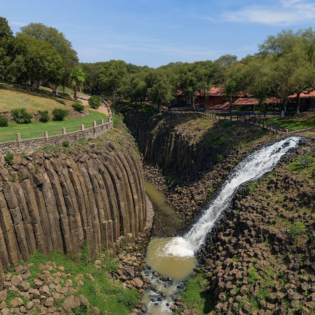 Basaltic Prisms of Santa María Regla (Prismas Basálticos de Santa María Regla) - Hidalgo Mexico - Rendered - Digital File Digital My Custom Designs PDF