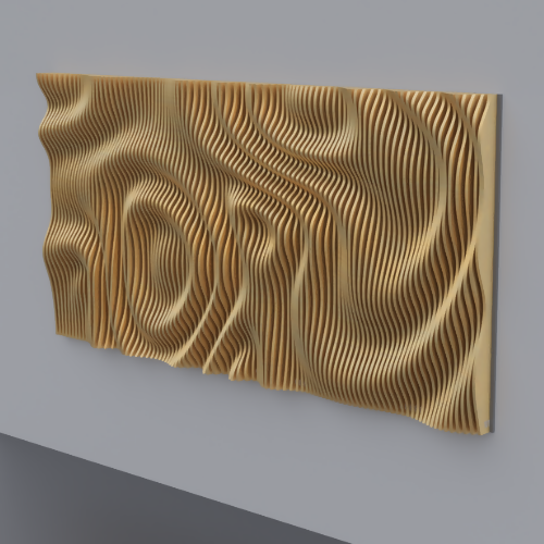 Wave Overload - Ripple Wall Design - Digital File Digital My Custom Designs
