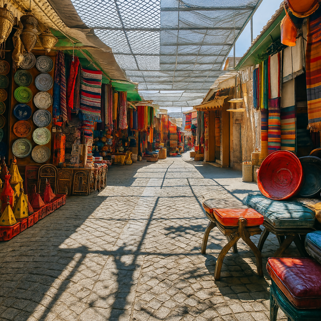 Souks - Marrakech Morocco - Africa - Rendered - Digital File Digital My Custom Designs PDF