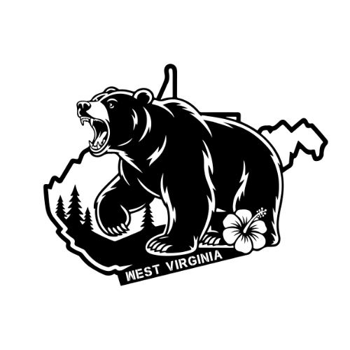 West Virginia - Wall / Home Decor - State Outline - United States - Digital File Digital My Custom Designs ZIP File