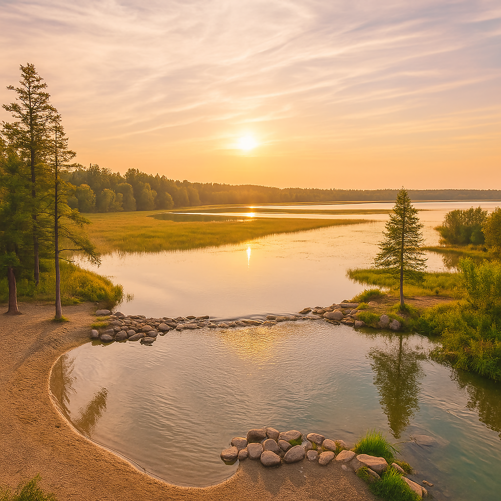 Mississippi River Headwaters - Itasca State Park - Minnesota United States - Rendered - Digital File Digital My Custom Designs PDF