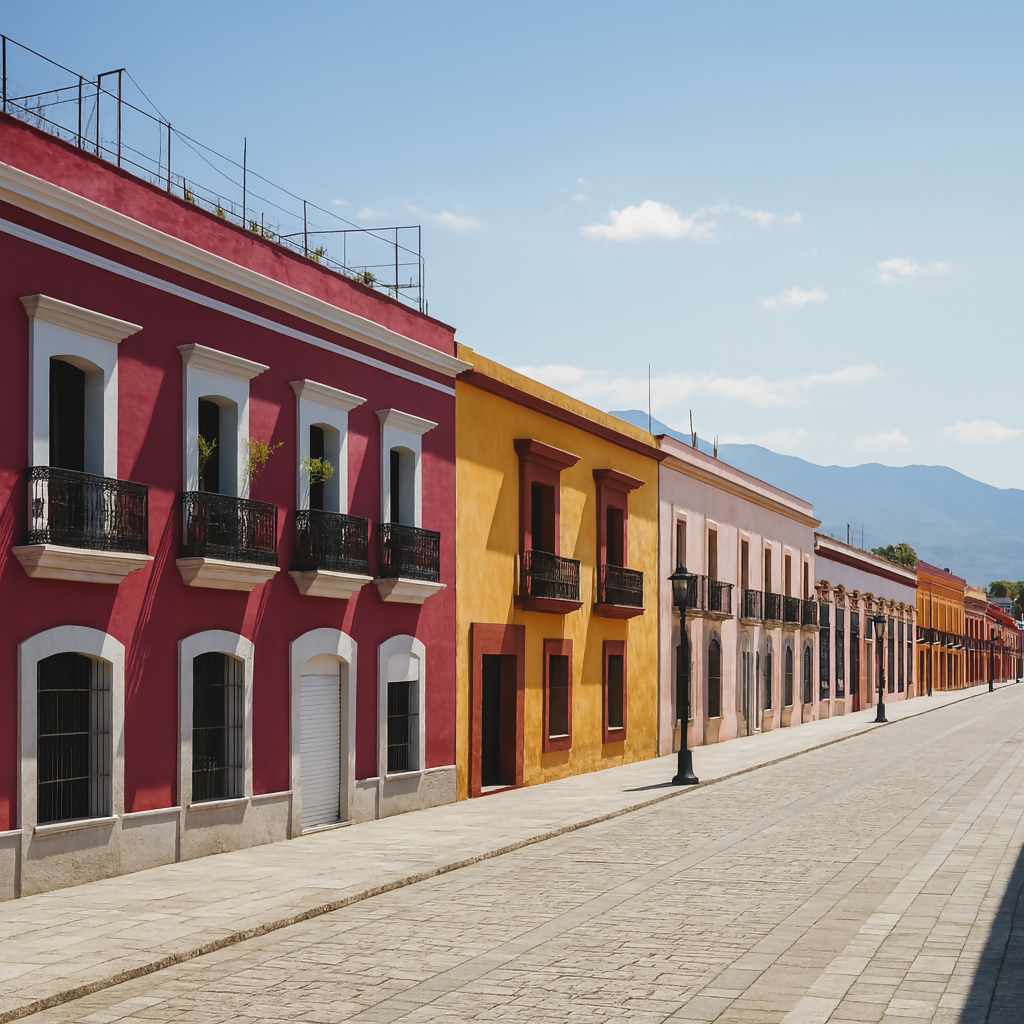 Oaxaca Historic Center & Markets (Centro Histórico y Mercados de Oaxaca - Oaxaca Mexico - Rendered - Digital File Digital My Custom Designs PDF