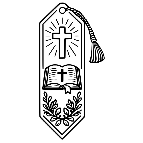 Bible Bookmark Design - Digital File - XCS Friendly Digital My Custom Designs PDF