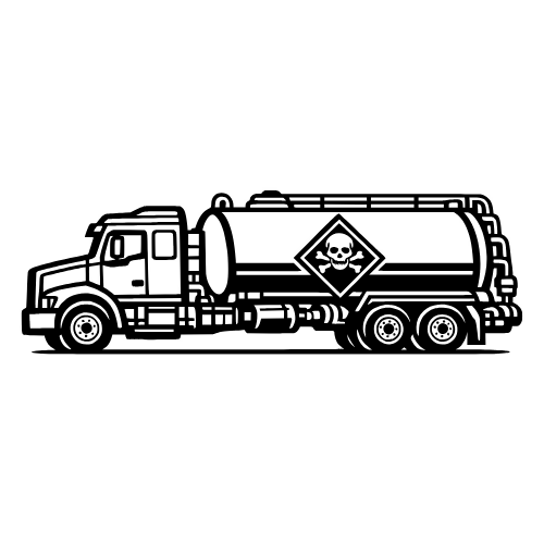 Hazmat Truck Design - Vector Graphics - Digital File Digital My Custom Designs PDF
