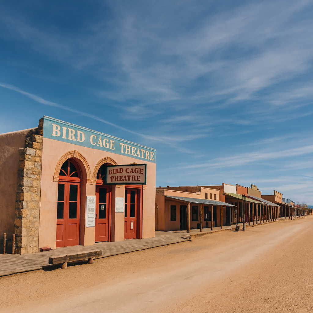 Bird Cage Theatre - Tombstone Historic District - Arizona United States - Rendered - Digital File Digital My Custom Designs PDF
