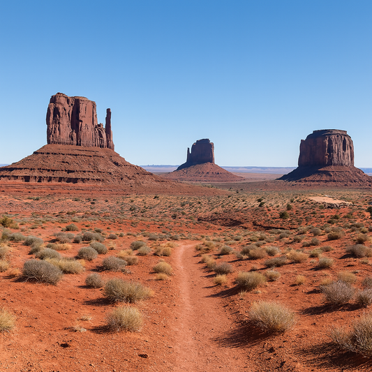 Monument Valley Scenic Drive - Arizona United States - Rendered - Digital File Digital My Custom Designs PDF
