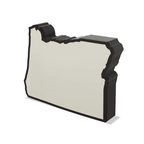 Oregon Wall Lightbox - United States - 3D Print File - Digital File Digital My Custom Designs ZIP File
