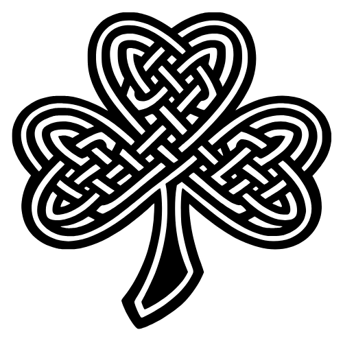 Celtic Knot with Shamrock - Digital File - XCS Friendly Digital My Custom Designs PDF