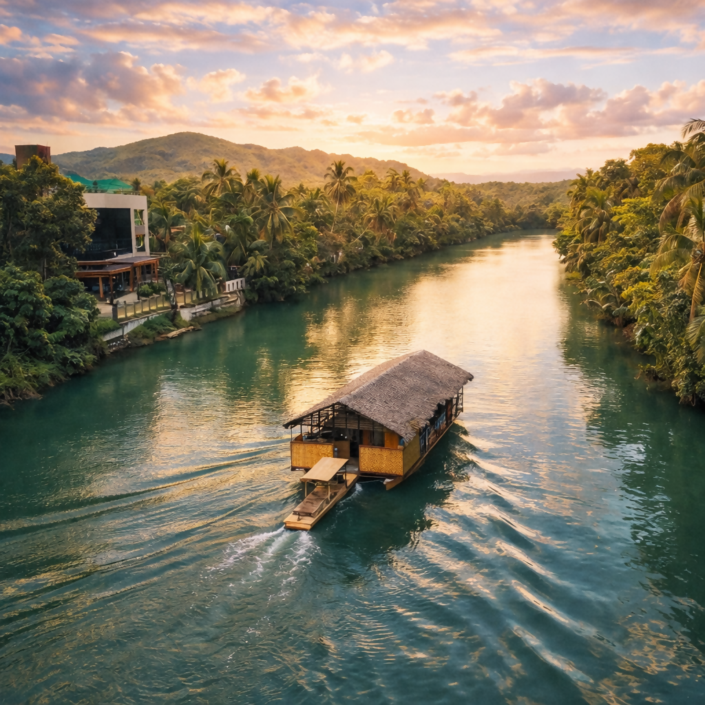 Loboc River Cruise - Bohol Philippines - Asia - Rendered - Digital File Digital My Custom Designs PDF