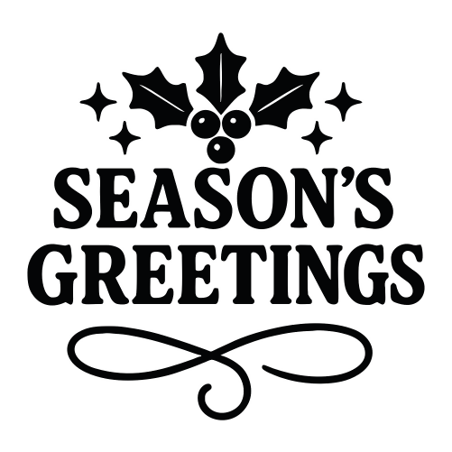 Season’s Greetings - Digital File - XCS Friendly Digital My Custom Designs PDF