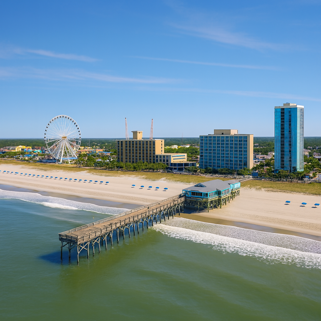 Myrtle Beach - South Carolina United States - Rendered - Digital File Digital My Custom Designs PDF