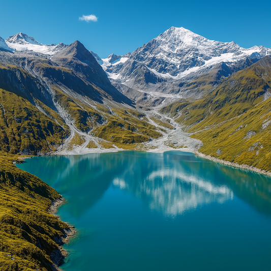 Glacier Bay National Park and Preserve - Alaska United States - Rendered - Digital File Digital My Custom Designs PDF