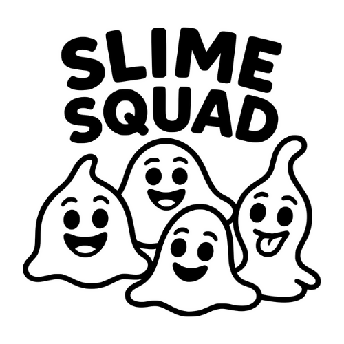 Funny Slime Squad - Digital File - XCS Friendly Tumbler My Custom Designs PNG