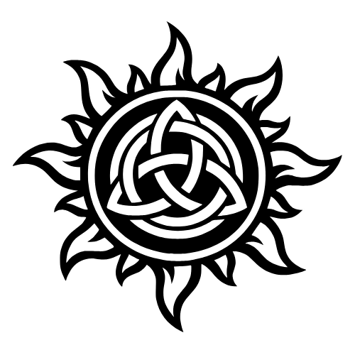 Celtic Sun Symbol - Digital File - XCS Friendly Digital My Custom Designs PDF