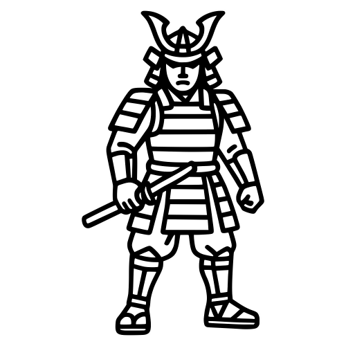 Samurai Warrior Whole Body - Digital File - XCS Friendly Digital My Custom Designs PDF
