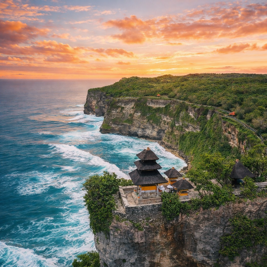 Uluwatu Temple - Bali Indonesia - Asia - Rendered - Digital File Digital My Custom Designs PDF