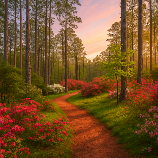 Azalea Gardens - Callaway Resort and Gardens - Georgia United States - Rendered - Digital file Digital My Custom Designs PDF