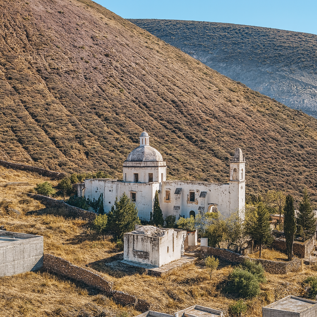Guadalupe Chapel (Capilla de Guadalupe) - Real de Catorce - San Luis Potosí Mexico - Rendered - Digital File Digital My Custom Designs PDF