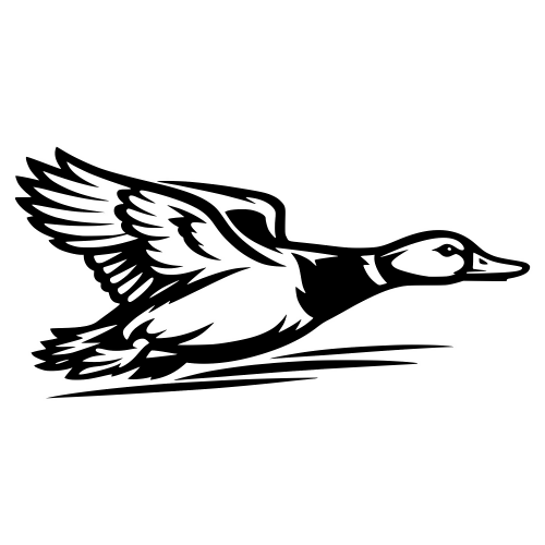Duck Flying Low - Digital File - XCS Friendly Digital My Custom Designs PDF