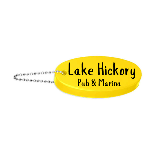 Custom Floating Keychain Lake Hickory