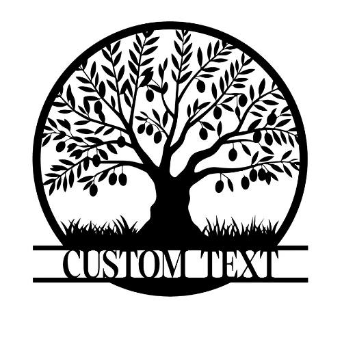 Tree willow Metal Sign - Home Decor - Digital File Digital My Custom Designs ZIP File