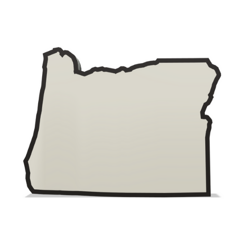 Oregon Wall Lightbox - United States - 3D Print File - Digital File Digital My Custom Designs