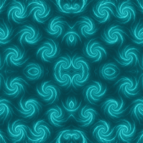 Water and Ocean - Electric Whirlpool Vortexes With Aqua Hues - Pattern - Digital File Digital My Custom Designs PDF
