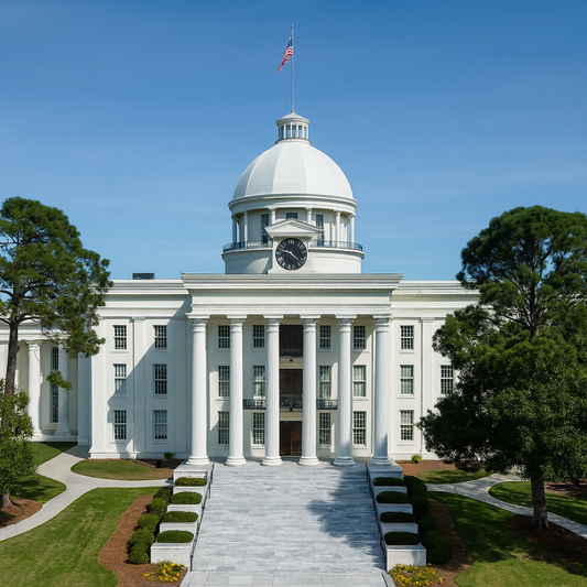 Alabama State Capitol - Montgomery Civil Rights Landmarks - Alabama United States - Rendered - Digital File Digital My Custom Designs PDF
