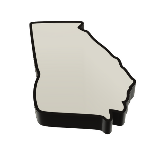 Georgia Wall Lightbox - United States - 3D Print File - Digital File Digital My Custom Designs