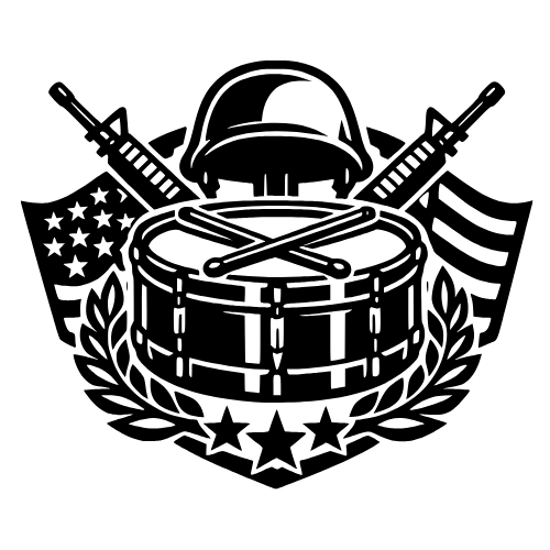 Silent Drum Remembrance Symbol - Vector Graphics - Digital File Digital My Custom Designs PDF