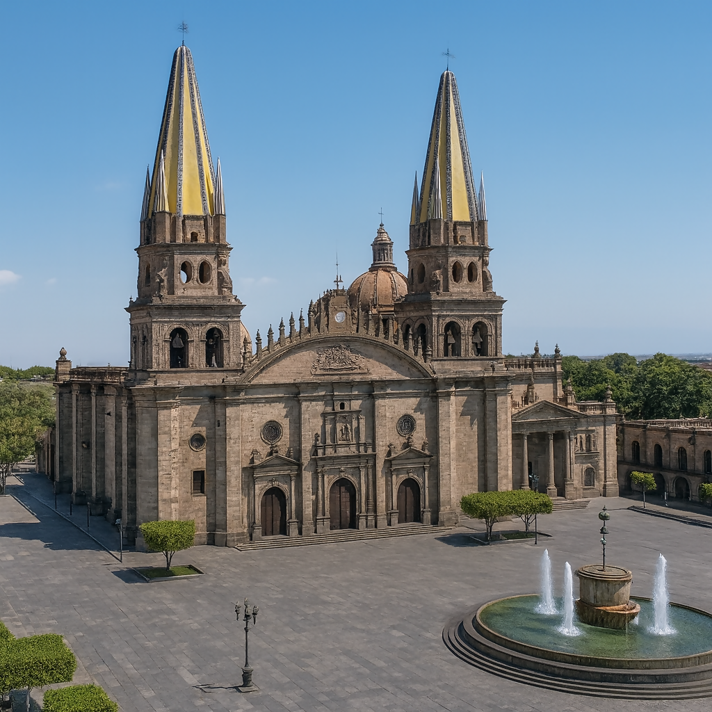 Guadalajara Historic Center (Centro Histórico de Guadalajara) - Jalisco Mexico - Rendered - Digital File Digital My Custom Designs PDF