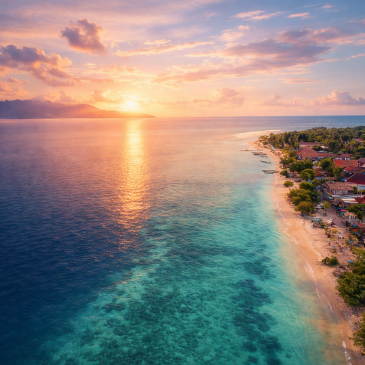 Gili Islands - Lombok Indonesia - Asia - Rendered - Digital File Digital My Custom Designs PDF