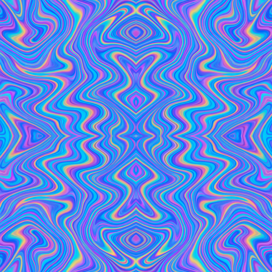 Geometric Abstract - Color-shift Liquid Marble Geometry Pattern - Digital File Digital My Custom Designs PDF