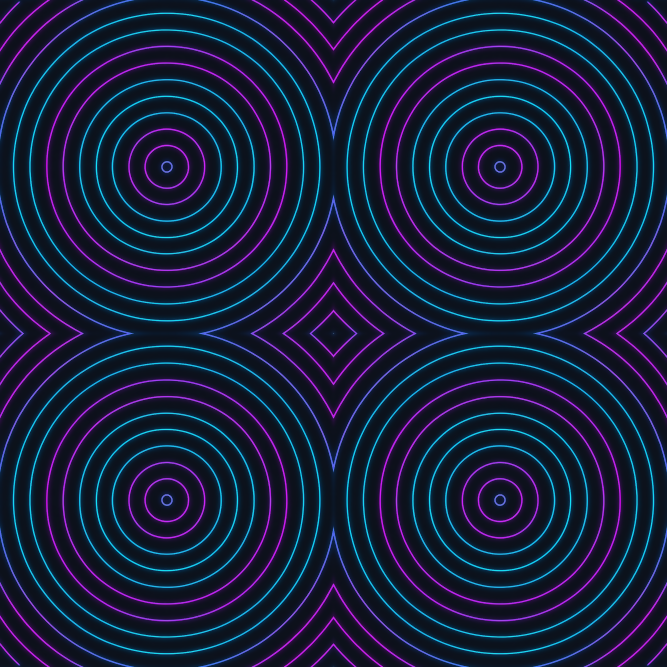 Geometric Abstract - Concentric Circle Vortex Pattern - Digital File Digital My Custom Designs PDF