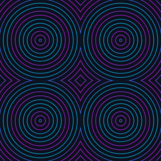 Geometric Abstract - Concentric Circle Vortex Pattern - Digital File Digital My Custom Designs PDF