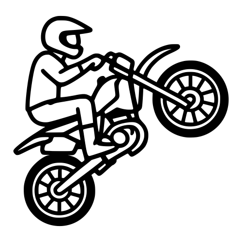 Wheelie Stunt - Digital File - XCS Friendly Digital My Custom Designs PDF