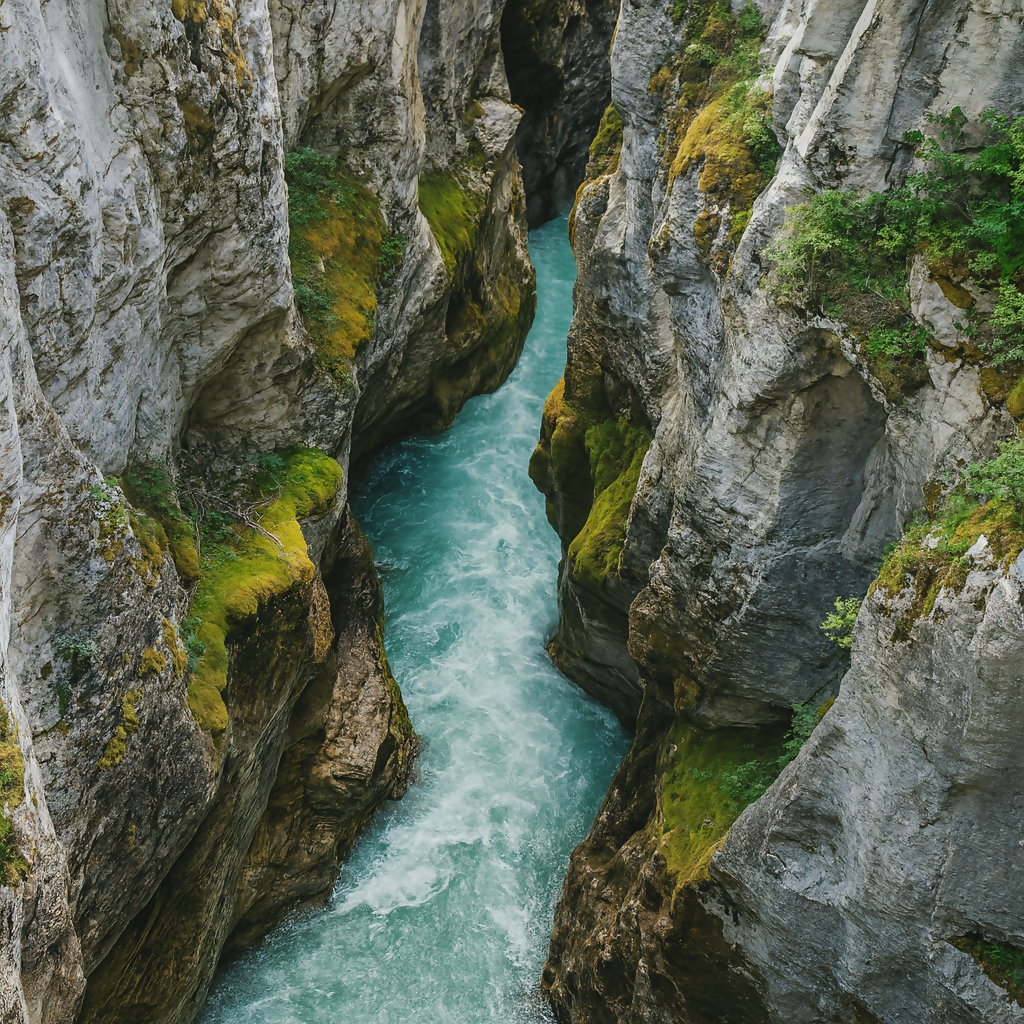 Marble Canyon - Kootenay National Park - British Columbia Canada - Rendered - Digital File Digital My Custom Designs PDF